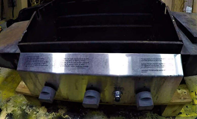 can you use a gas grill burner for a fire pit