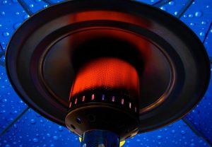 is it safe to use a patio heater in a garage