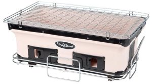 Fire Sense 60450 Yakatori Internal Grates Charcoal Chrome Cooking Grill