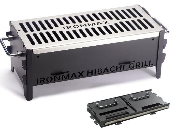 IRONMAX Portable Folding Hibachi Grill