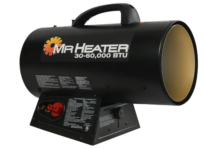 Mr. Heater MH60QFAV 60,000 BTU Portable Propane Forced Air Heater