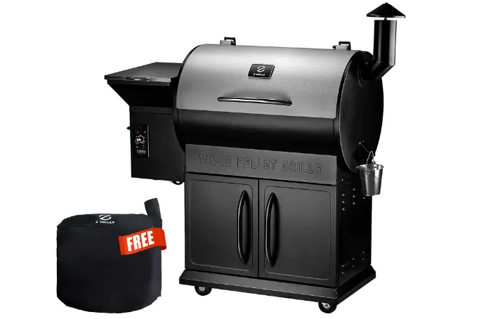 Z GRILLS Wood Pellet Smoker with Rain Cover