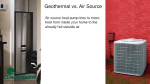 air to air vs geothermal heat pump