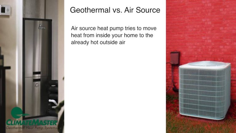 air to air vs geothermal heat pump