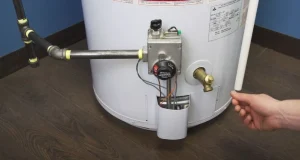 water dripping inside water heater