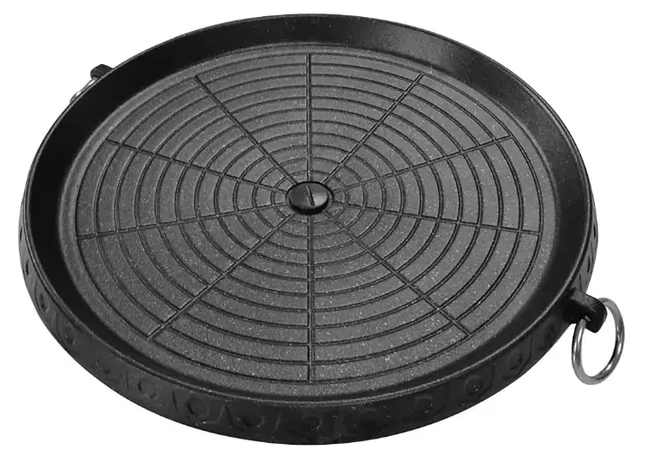 Korean Style BBQ Grill Pan with Maifan Coated Surface Non-stick Smokeless Barbecue Plate