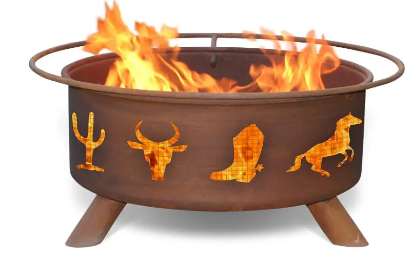 Western Cowboy Fire Pit