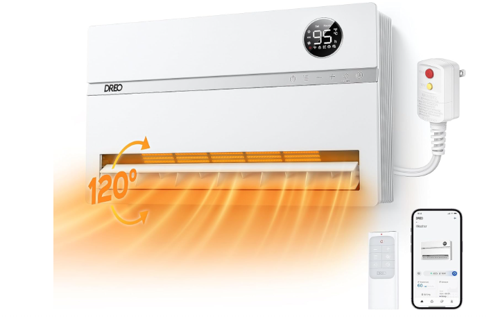 Dreo Wall Heater for Bathroom