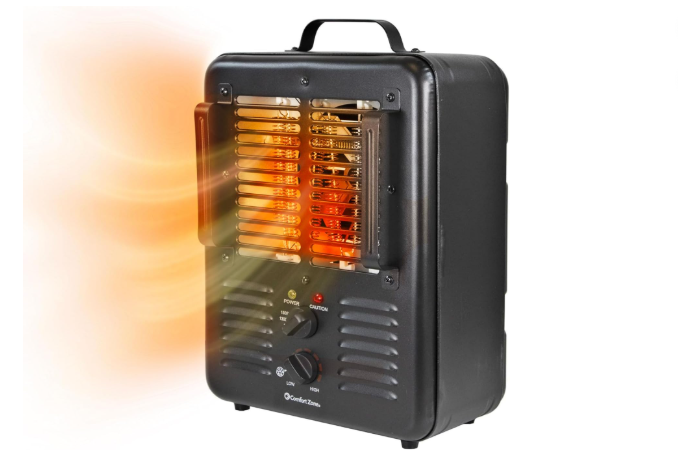 Comfort Zone Electric Portable Utility Space Heater